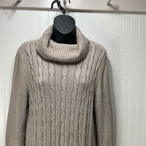 LOFT Long Cowl Neck Sweater - Picture 2 of 4